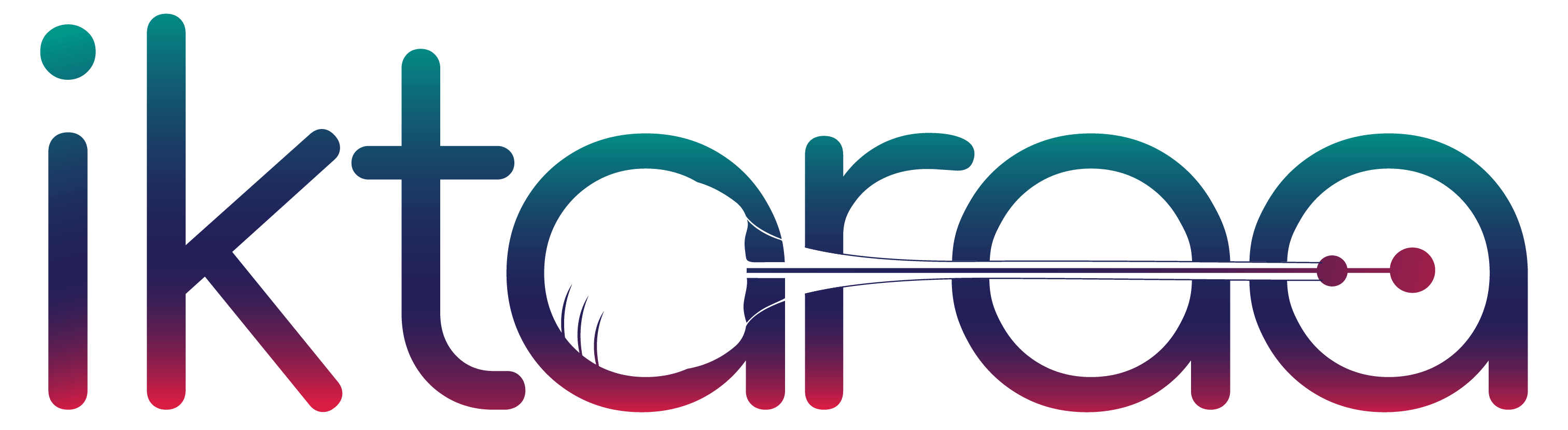 the logo of iktaraa , which is a music platform connecting everything related to music